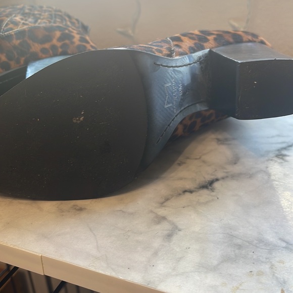 Gently used Marc Fisher boots. Size 10. Leopard. - Picture 3 of 6